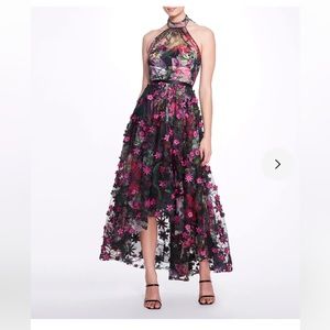 Marchesa Notte Tulle Halter Hi-lo Gown Size 2 *only worn once
